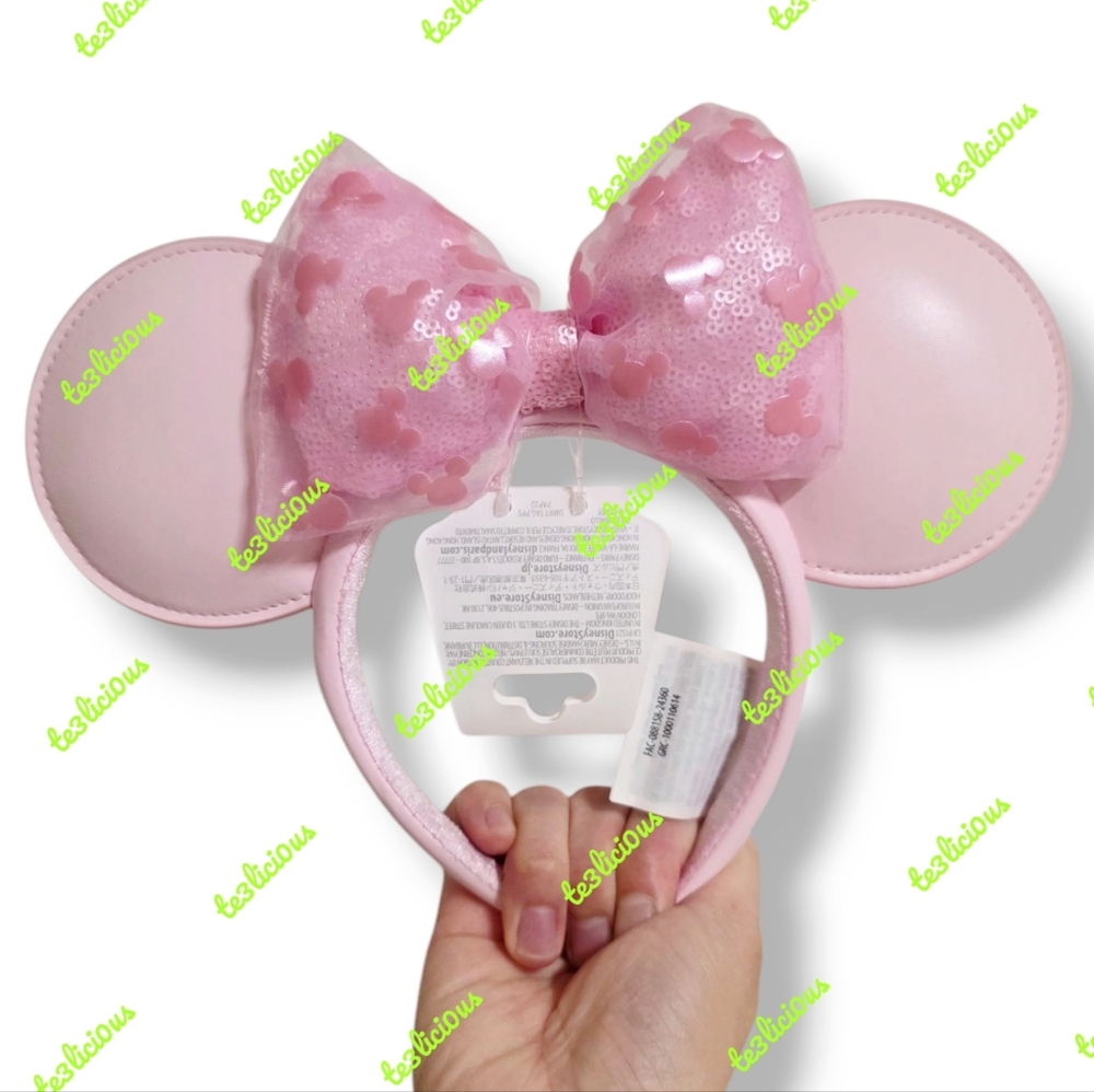 DISNEY PARKS PASTEL PINK EARS HEADBAND